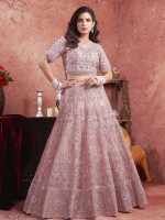 Pink Premium Net Lehenga Choli